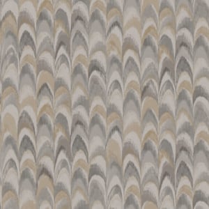 Holden Decor Ruba Geometric Grey Metallic Wallpaper - 36130