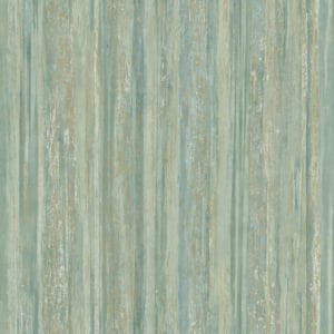 Holden Decor Lindora Stripe Duck Egg Metallic Wallpaper - 36202