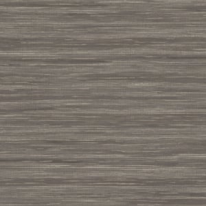 Holden Decor Vardo Grasscloth Plain Charcoal Metallic Wallpaper - 36214