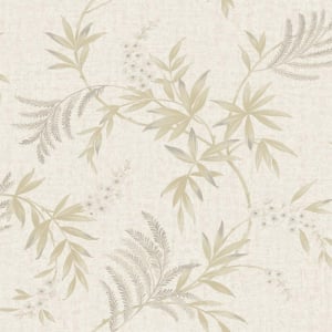 Flat swatch of 36450 showing the cream base and shimmering trail.