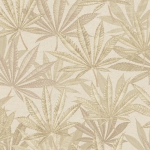 Michalsky Living Layered Palm Leaves Cream/Beige Wallpaper - 39984-3