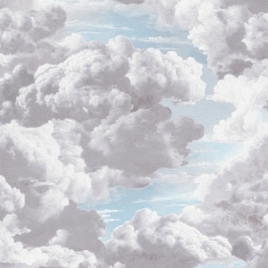 Michalsky Living Cloud Motif Grey/Blue Wallpaper - 39985-6