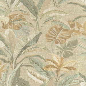 Rasch Sofia Vasari Leaf Sage/Cream Wallpaper - 400617