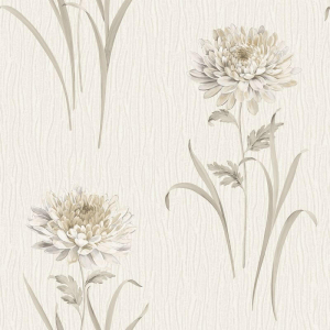 Belgravia Decor Tiffany Bella Floral Champagne Wallpaper - 41345