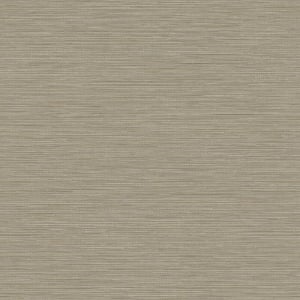 Holden Decor Grasscloth Texture Taupe Metallic Wallpaper - 66231