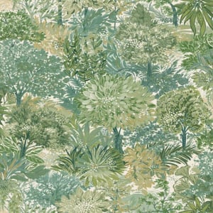 A flat swatch image of the A74603 sage multi pattern.