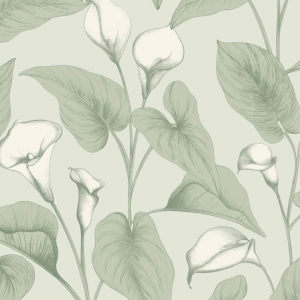 A flat swatch image of the A83601 green pattern.