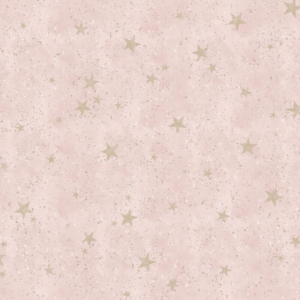 Crown Starlight Stars Pink/Gold Metallic Wallpaper - M1492