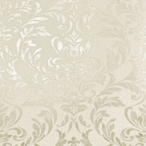 Fine Decor Azara Damask Natural Metallic Wallpaper - FD43990