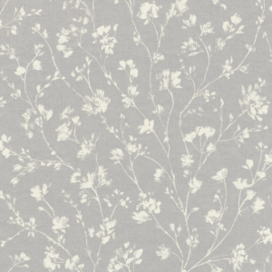 Freundin Floral Motif Grey/Cream Wallpaper - 463828