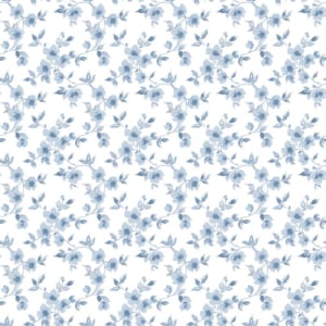 Galerie Anemone Mini Blue/White Wallpaper - G78481