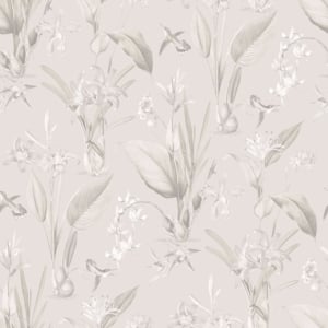 Galerie Cottage Botanical Beige/Grey Wallpaper - G78503