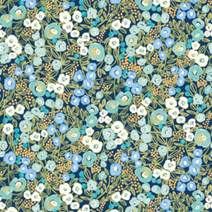 Ohpopsi Glasshouse Flora Ditsy Cerulean Wallpaper - GHS50111W