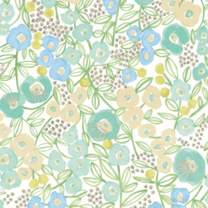 Ohpopsi Glasshouse Flora Teal Wallpaper - GHS50119W