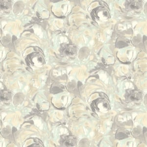 Ohpopsi Venetian Marble Effect Linen Swirl Wallpaper - GRA50122W