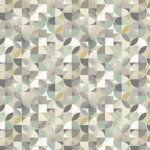 Ohpopsi Orb Geometric Hazel Wood Wallpaper - GRA50129W