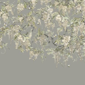 Ohpopsi Trailing Wisteria Linen/Stone Wall Mural - ICN50114M