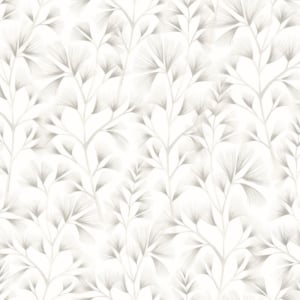 Ohpopsi Arabella Ferns Grey/Cream Wallpaper - JRD50119W