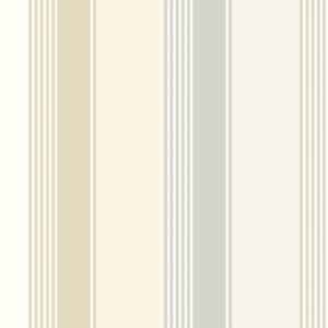 Ohpopsi Laid Bare Multi Stripe Linen Wallpaper - LBK50109W