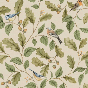 Crown Oakleigh Trail Natural Wallpaper - M1882