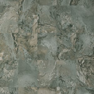 Vymura Savona Marble Tile Emerald Metallic Wallpaper - M95638