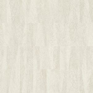 Rasch Fibrous Effect Textile Off White Metallic Wallpaper - 418903