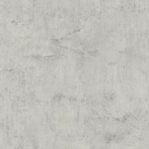 Rasch Plaster Effect Plain Grey Wallpaper - 407341