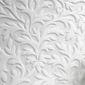 Anaglypta Luxury Textured Vinyl Wallpaper High Leaf - RD80026
