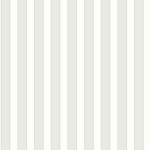 Galerie Simply Silks 4 Formal Stripe Ivory/Grey Metallic Wallpaper - SB37914