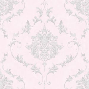 SK Filson Damask Pink Wallpaper - SK10043