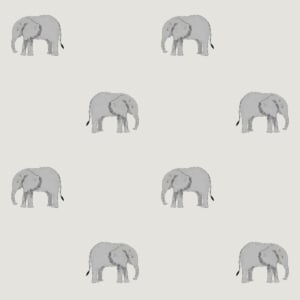 Sophie Allport Magnificent Elephants Natural Wallpaper - 181522