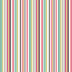 Ohpopsi Barcode Stripe Raspberry Wallpaper - STR50106W