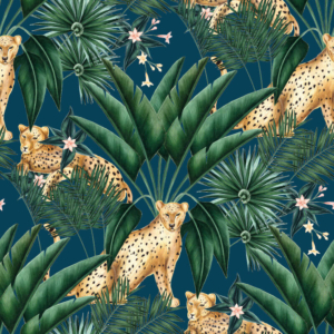 Ohpopsi Jungle Cheetah Ink Wallpaper - WLD53106W