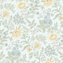 Rasch Garden Muse Sky Blue Metallic Wallpaper - 100005