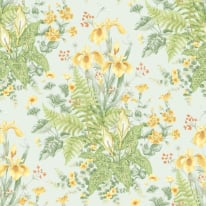 Rasch Chelsea Fern Yellow/Mint Wallpaper - 100401