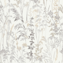 Erismann Cottage Leaf Meadow Cream Wallpaper - 10258-14
