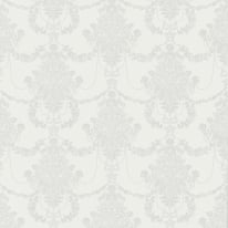 Erismann Felicite Floral Ornament Light Grey Metallic Wallpaper - 10287-31