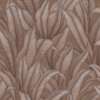 Erismann Zanzibar Leaf Bronze Metallic Wallpaper - 10371-48