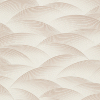 Erismann Interlocking Waves Beige Metallic Wallpaper - 10372-02