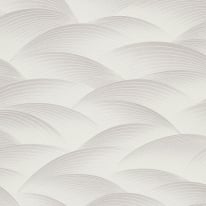 Erismann Interlocking Waves Light Taupe Metallic Wallpaper - 10372-38