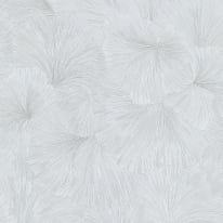 Erismann Shine Floral Leaf Light Grey Metallic Wallpaper - 10373-31