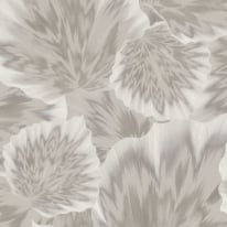 Erismann Bliss Abstract Leaf Taupe Metallic Wallpaper - 10402-37