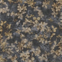 Erismann Purity Elderberry Blossoms Black Wallpaper - 10415-15