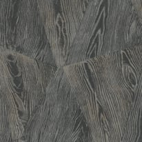 Erismann Sonata Wood Grain Black Metallic Wallpaper - 10439-47