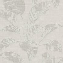 Erismann Largo Leaf Beige Metallic Wallpaper - 10459-02
