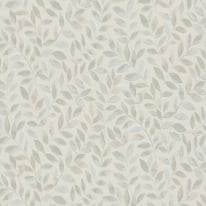 Erismann Ameroso Leaf Beige Metallic Wallpaper - 10462-02