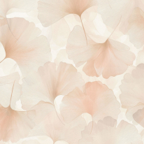 Erismann Ginko Dream Floral Rose Metallic Wallpaper - 10470-05