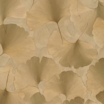 Erismann Ginko Dream Floral Gold Metallic Wallpaper - 10470-30