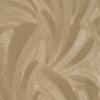 Erismann Plume Leaf Gold Metallic Wallpaper - 10476-30