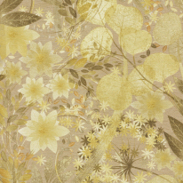 Erismann Secret Grove Floral Deep Ochre Wallpaper - 10506-20